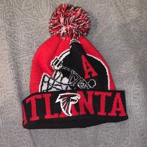 Atlanta Falcons Cuffed Knit Hat with Pom